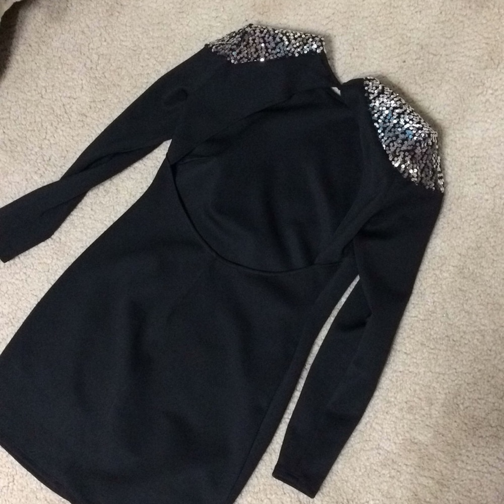 Black backless ASOS bodycon - Picture 5 of 6